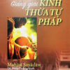GIẢNG GIẢI KINH THỪA TỰ PHÁP