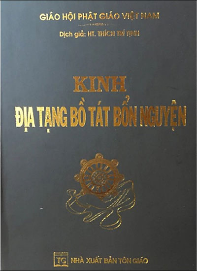 Kinh Địa Tạng Bồ Tát Bổn Nguyện Trọn Bộ - Bìa Da